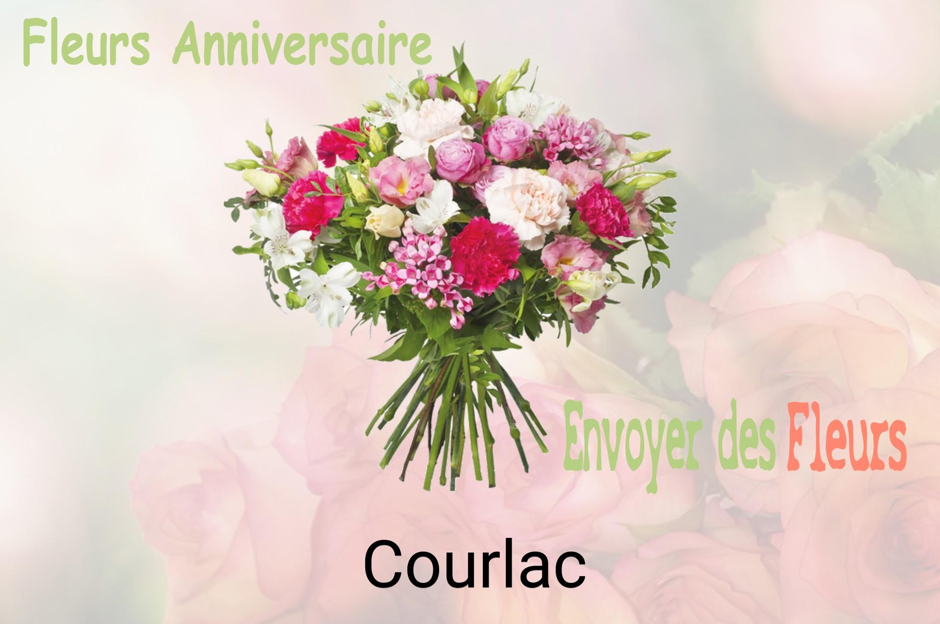 Bouquet de fleurs d’anniversaire livré à Courlac
